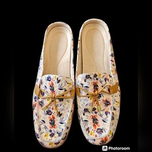 Easy Spirit Floral Patti Mules
